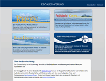 Tablet Screenshot of escales-verlag.de